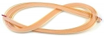 Pastel Pink Gilded Pearl Peach English